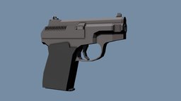 Low-Poly PSS Silent Pistol