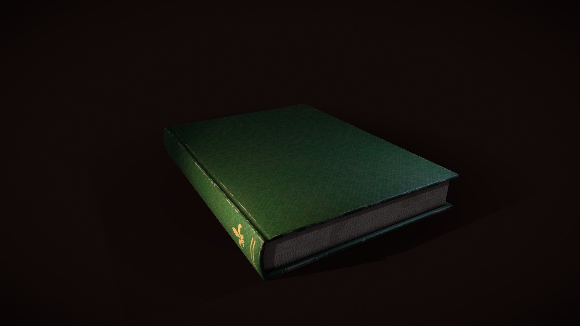 Old Book 3d model