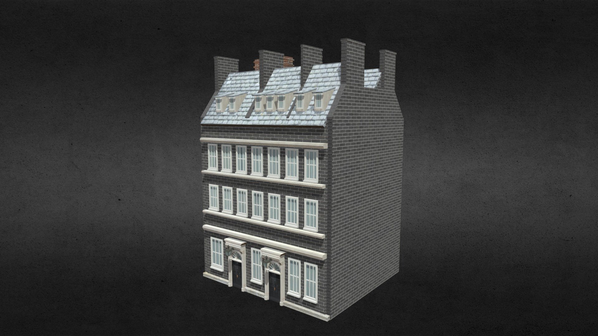 No10 Downing Street 3d model