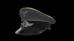 German Luftwaffe Crusher Cap