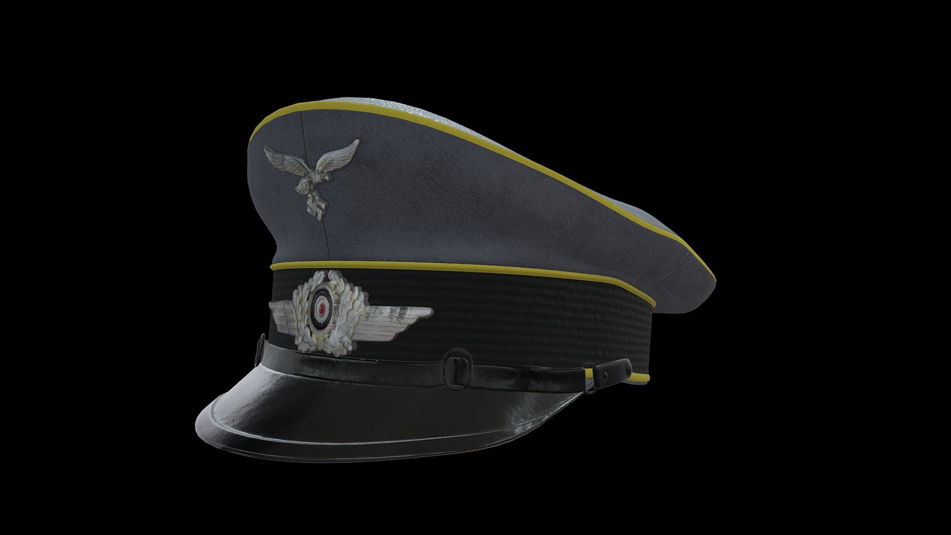 German Luftwaffe Crusher Cap 3d model