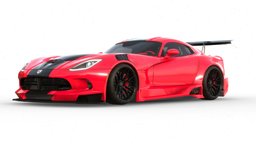 Supercar Viper Adrenaline Red edition