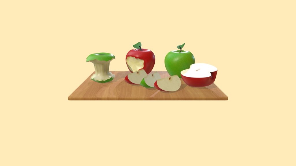 Apples 3d model