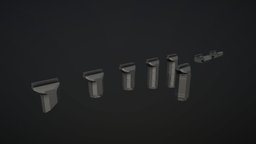 Low-Poly AK grips