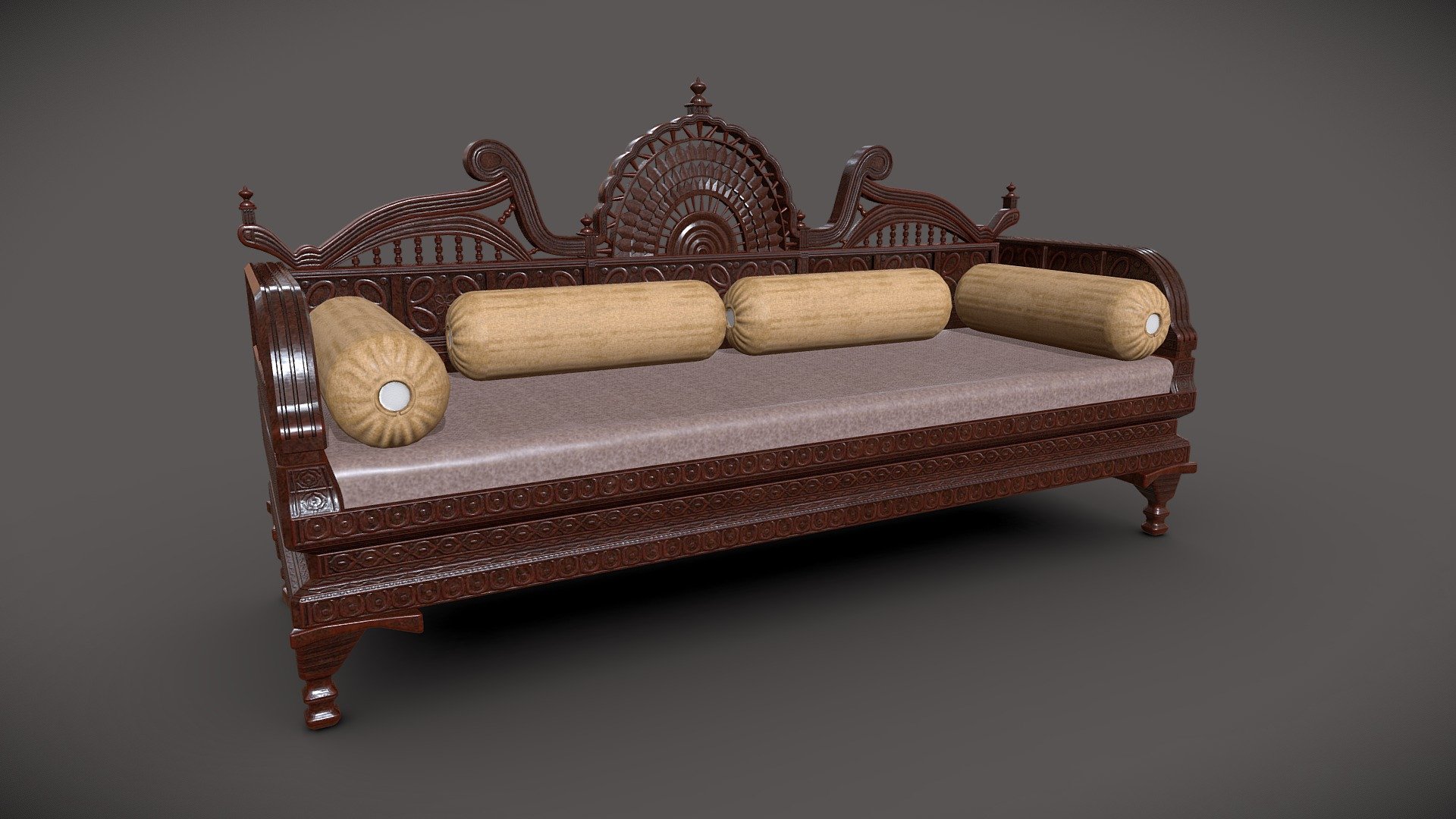 Royal Sofa 3d model