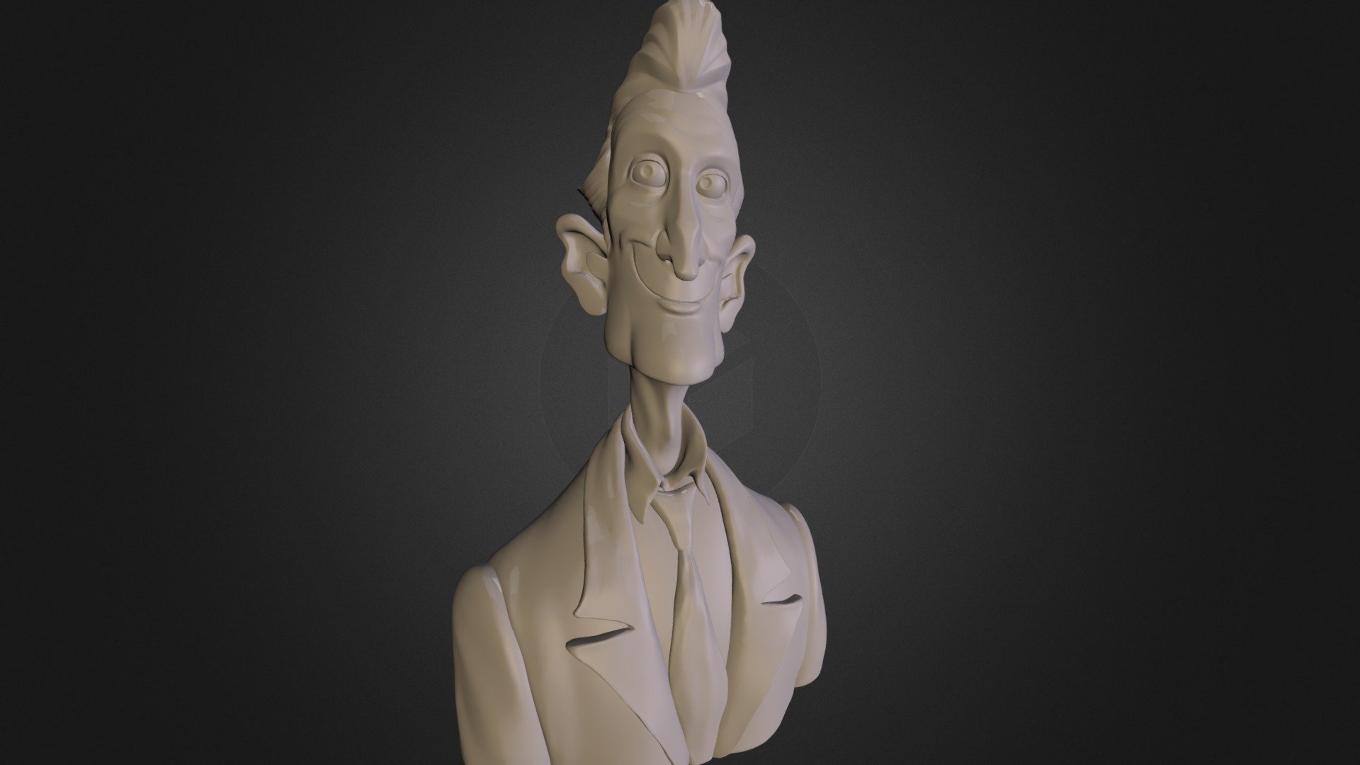 Cartoon Character 3d model