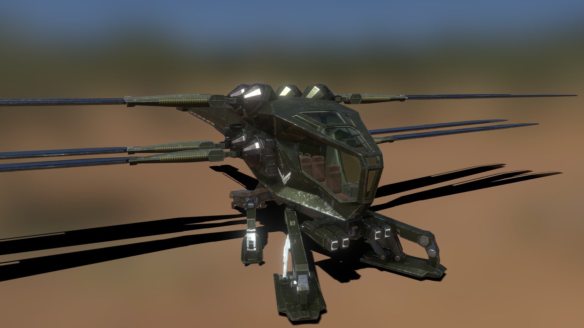 Atreides Ornithopter 3d model