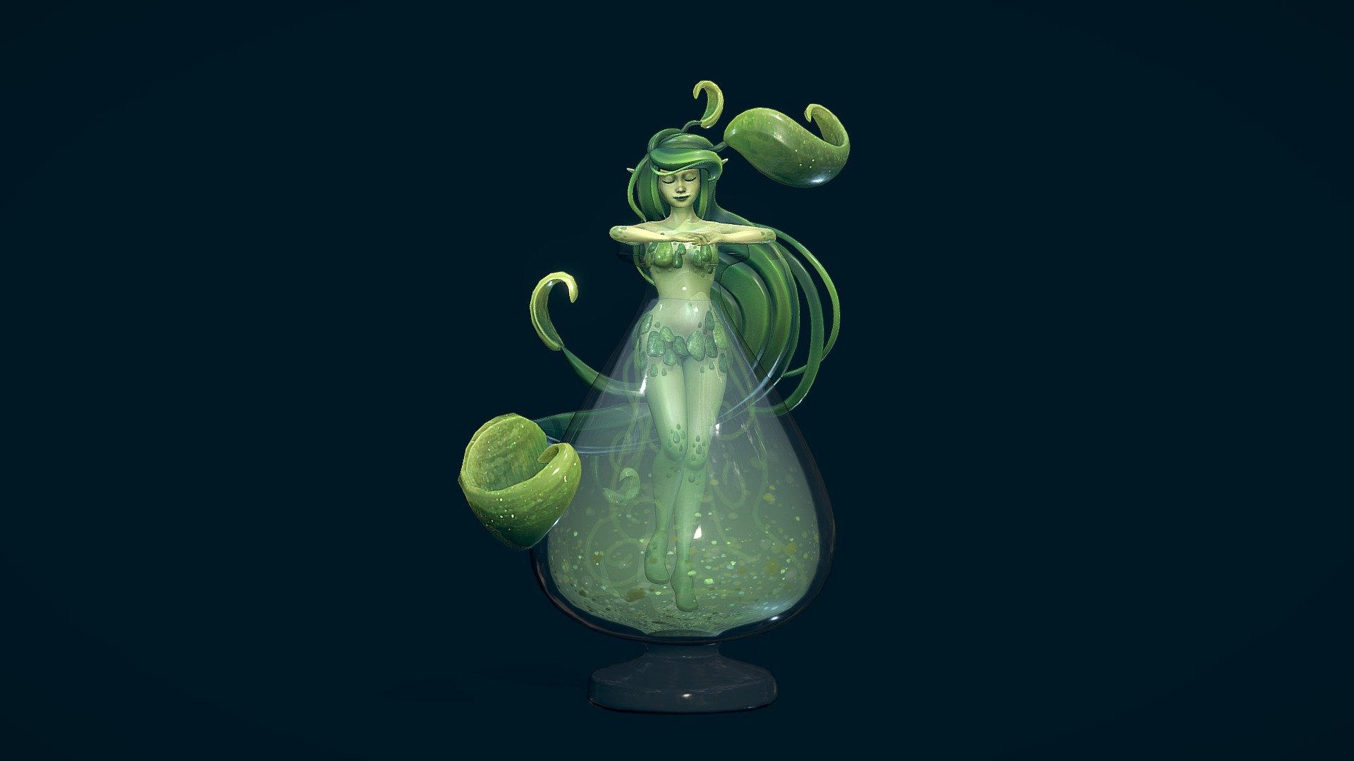 Pothos Nymph 3d model