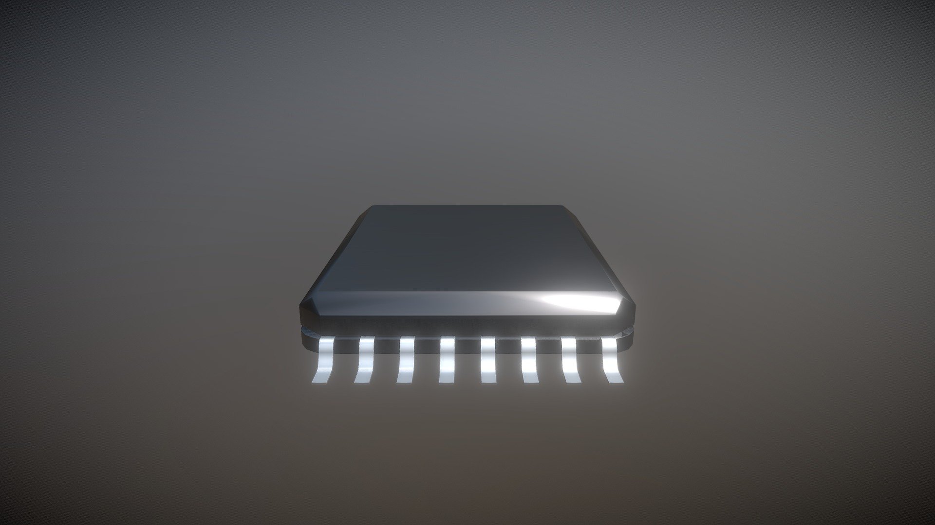 Microchip (2nd Version) 3d model