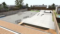 Shanes Backyard Skatepark (game-ready)