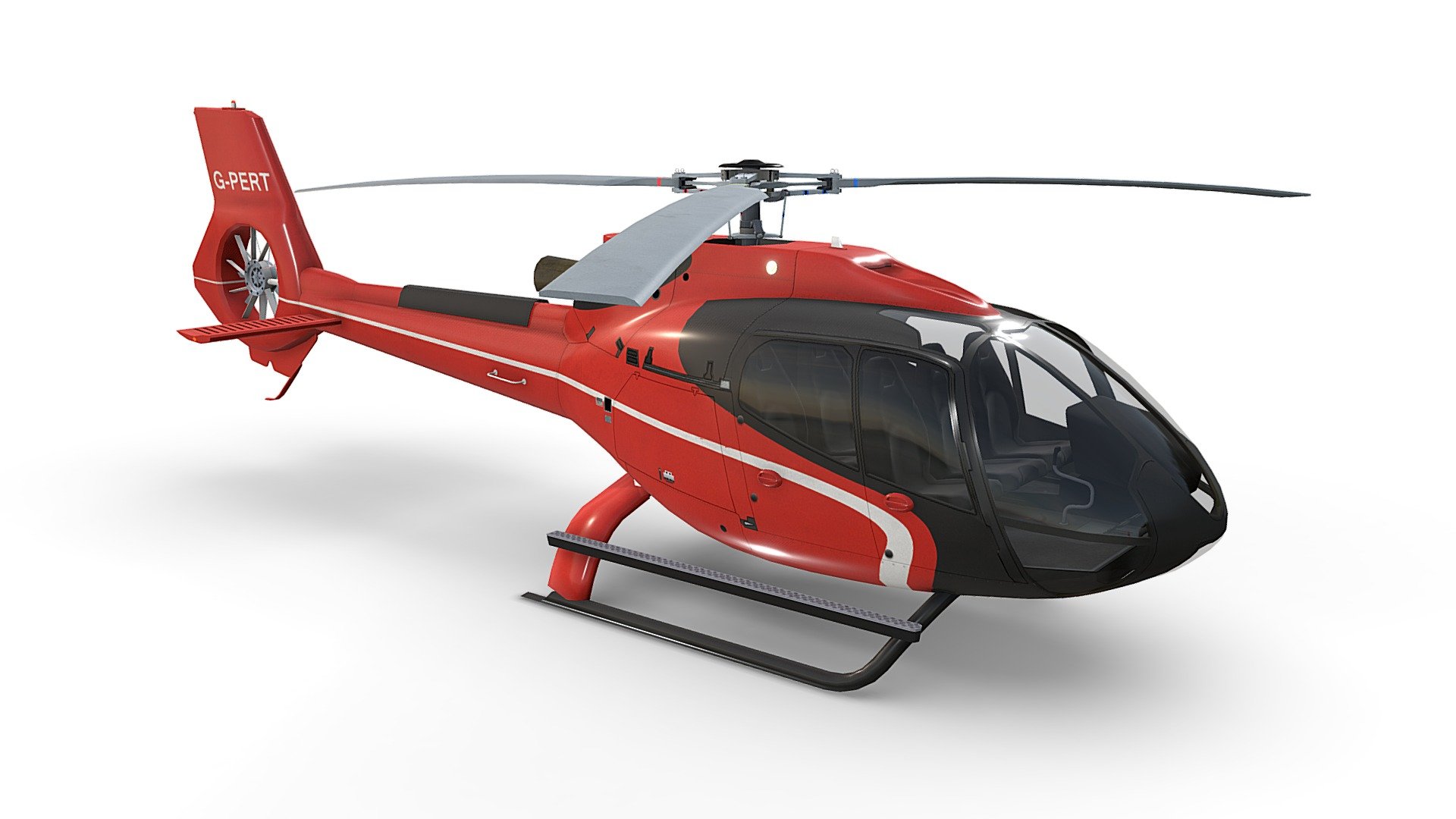 Generic Helicopter Airbus H130 Livery 15 3d model