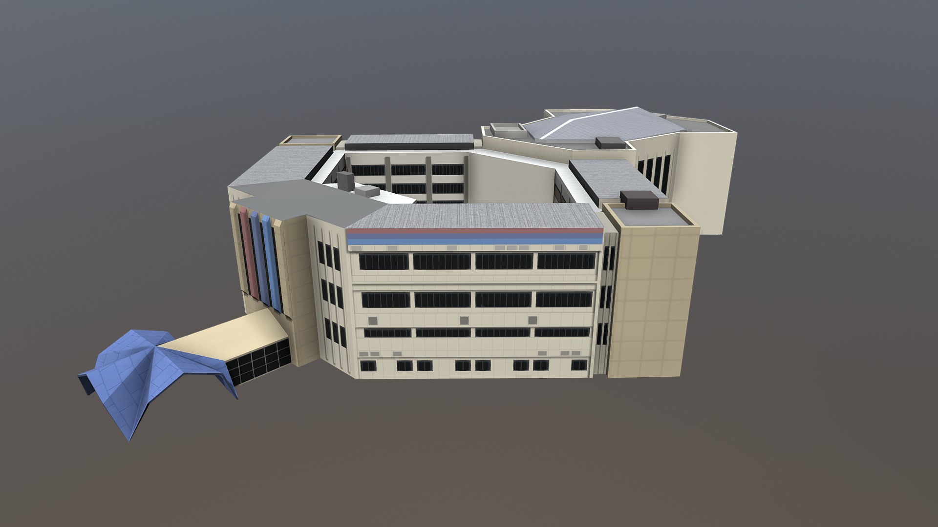 National Defence College Nigeria 3d model