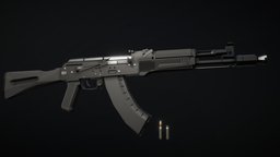 Low-Poly AK-104