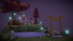 World of Warcraft Moonwell Diorama