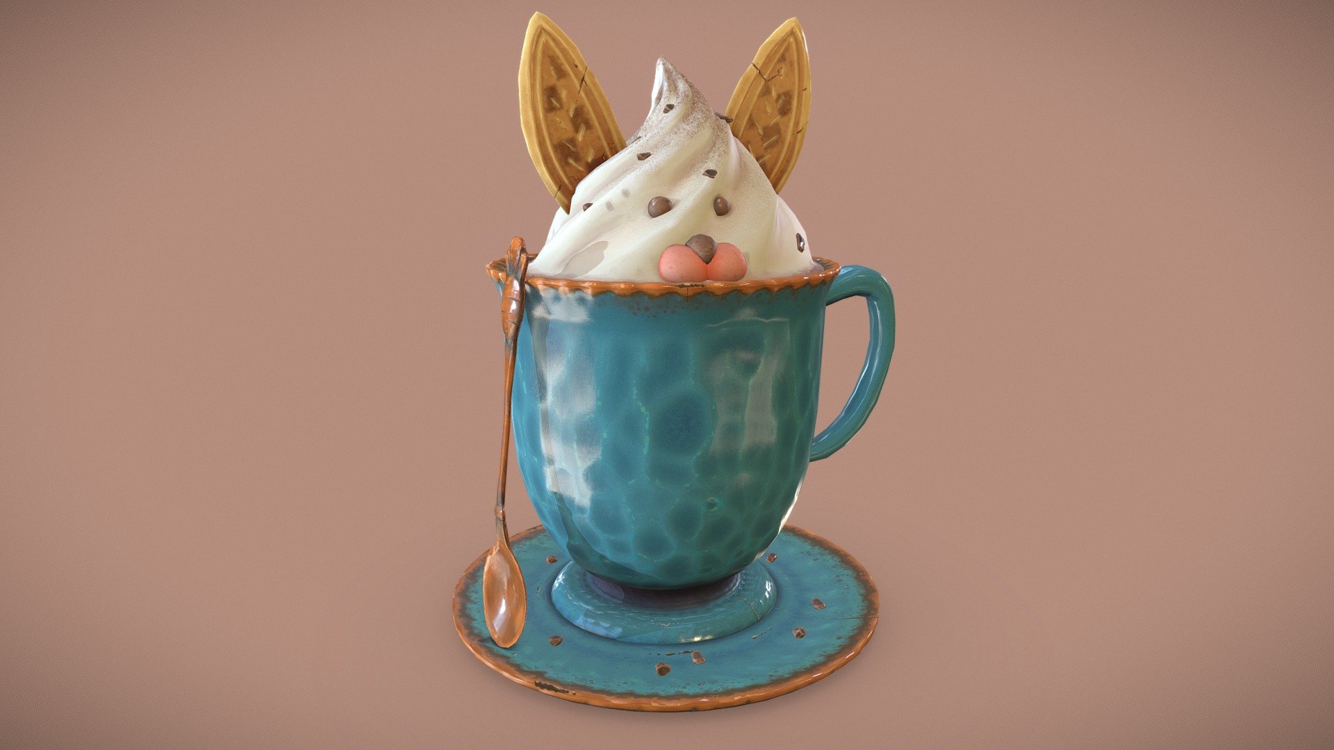 Bunnycino 3d model