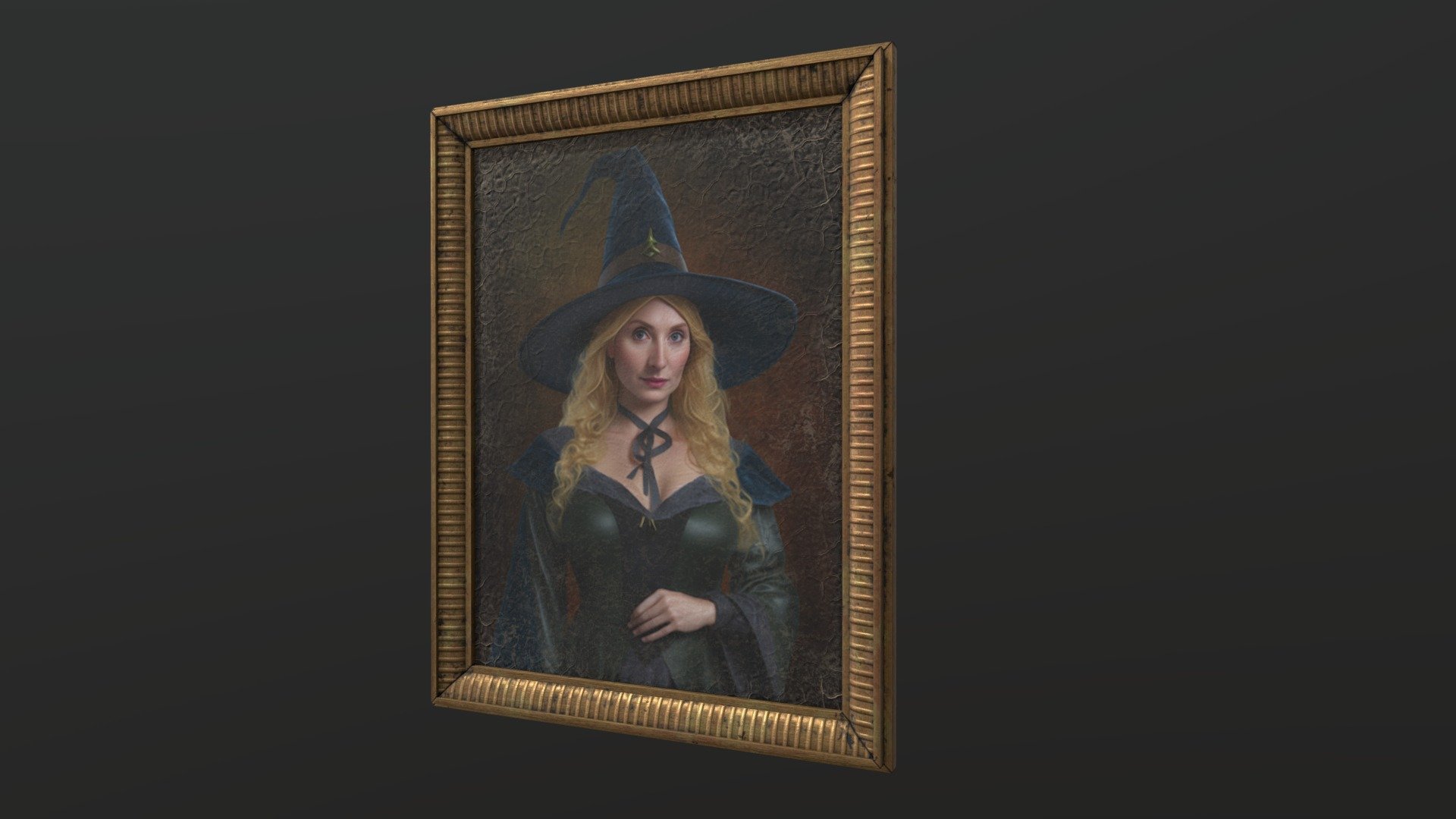 OldPortraitWitch_02 3d model