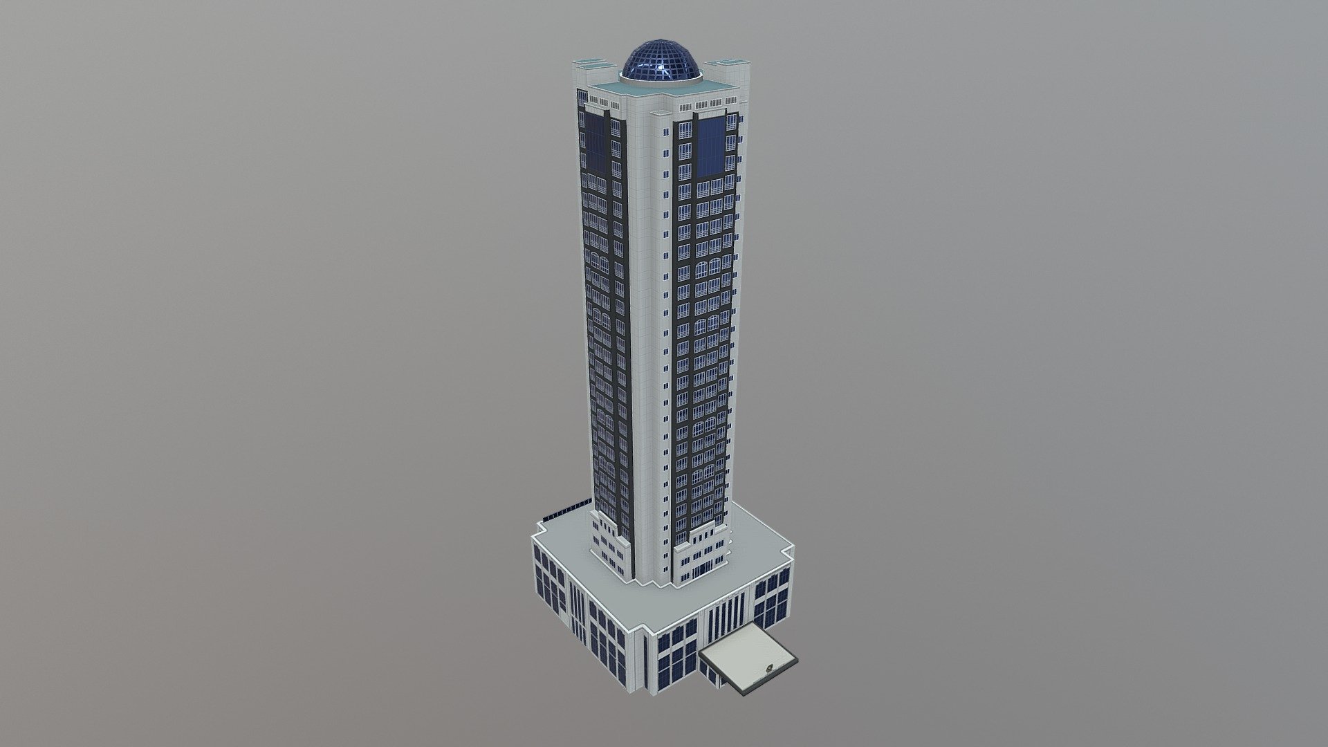 Grozny-City Towers 3d model