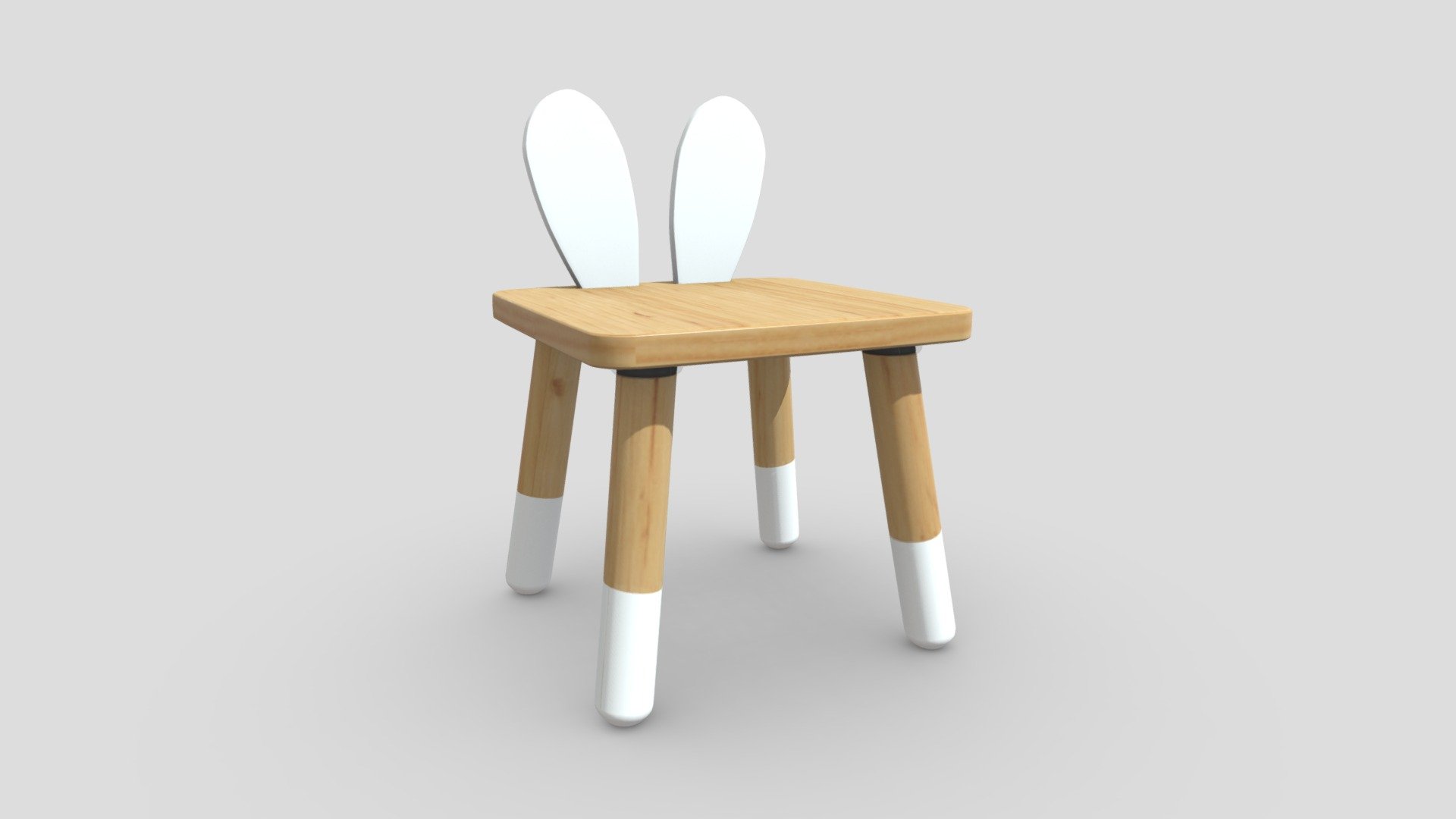 Rabbit chair 3d model