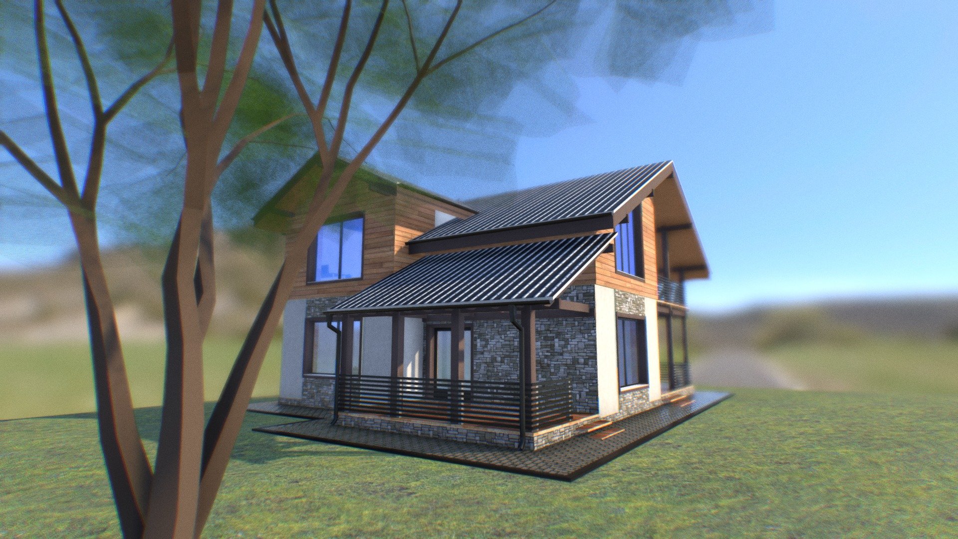 Cottage 3d model