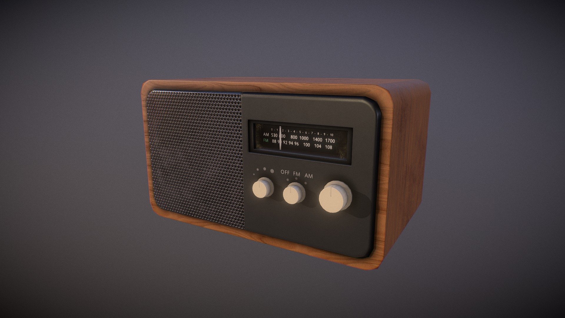 Radio 3d model