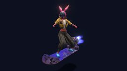 Hoverboard girl