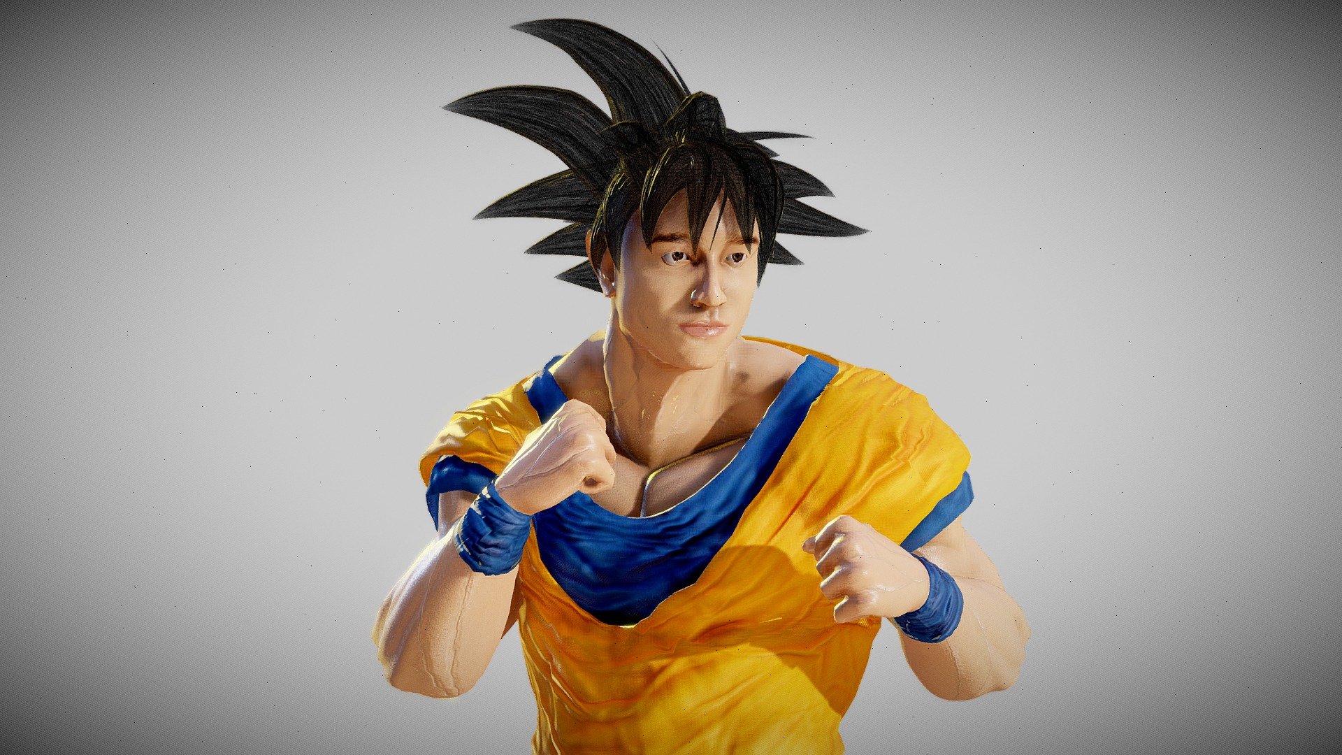 Goku 3d model