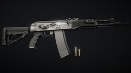 Low-Poly AK-202