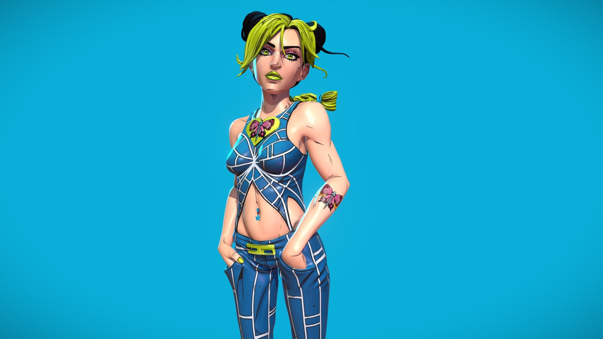 Jolyne Cujoh 3d model