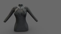 Female Harness Collar Top