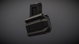 Low-Poly .308 Drum Magazine