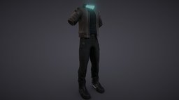 Mens Full Cyberpunk Outfit