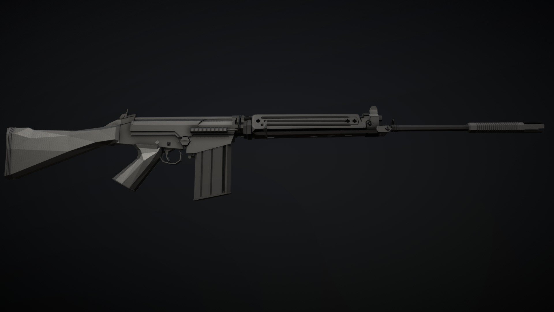 Low-Poly StG-58 3d model