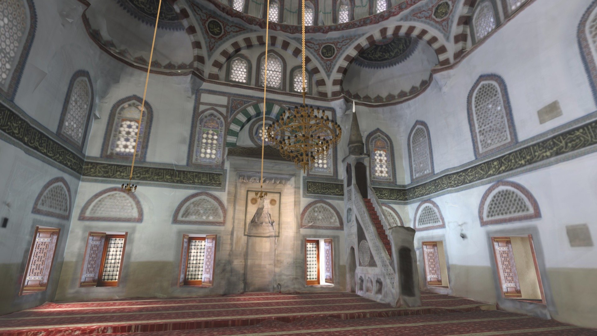 Photogrammetry scan of Pertev Pasa Mosque 3d model