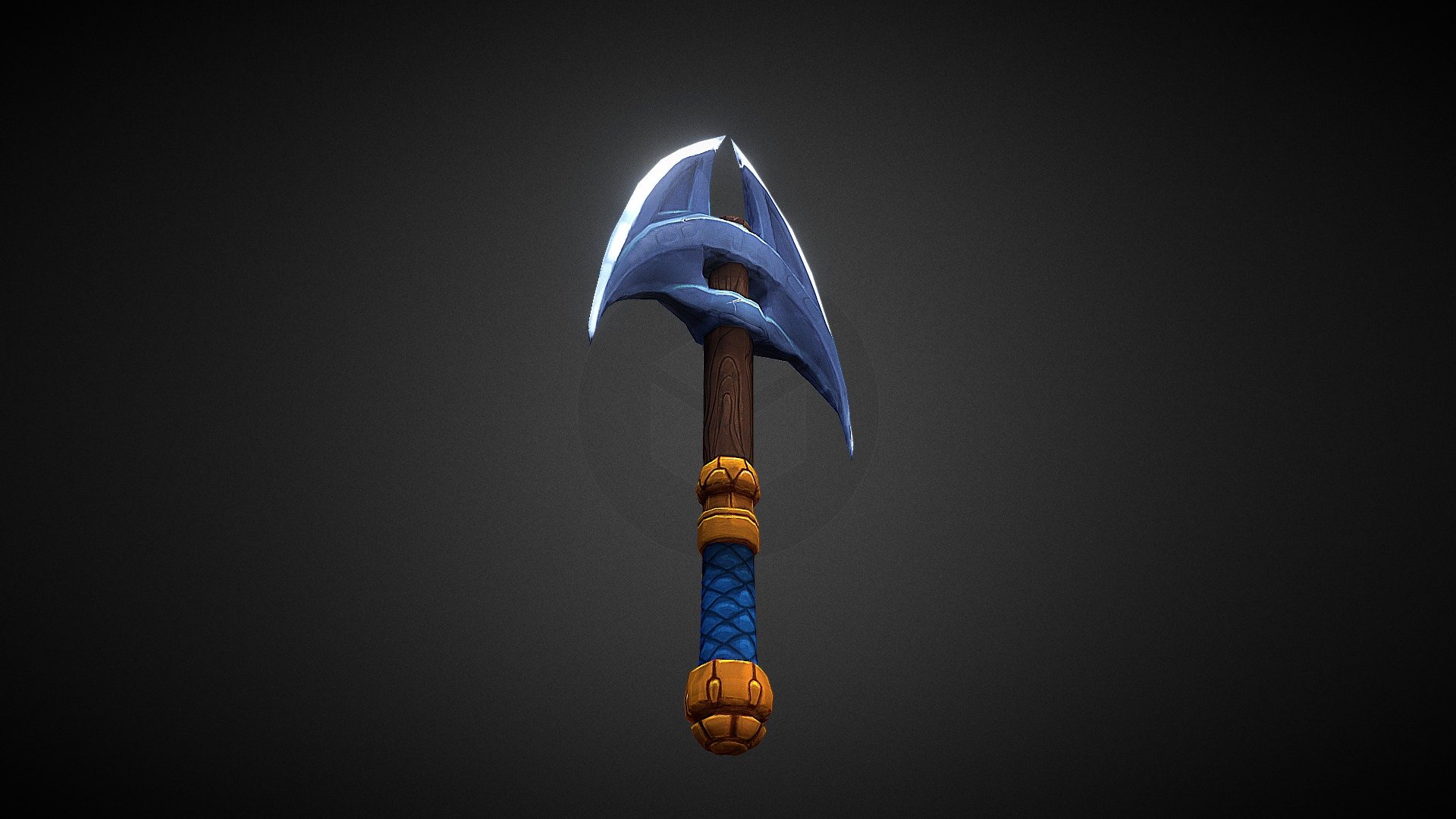 Axe Handpainted 3d model