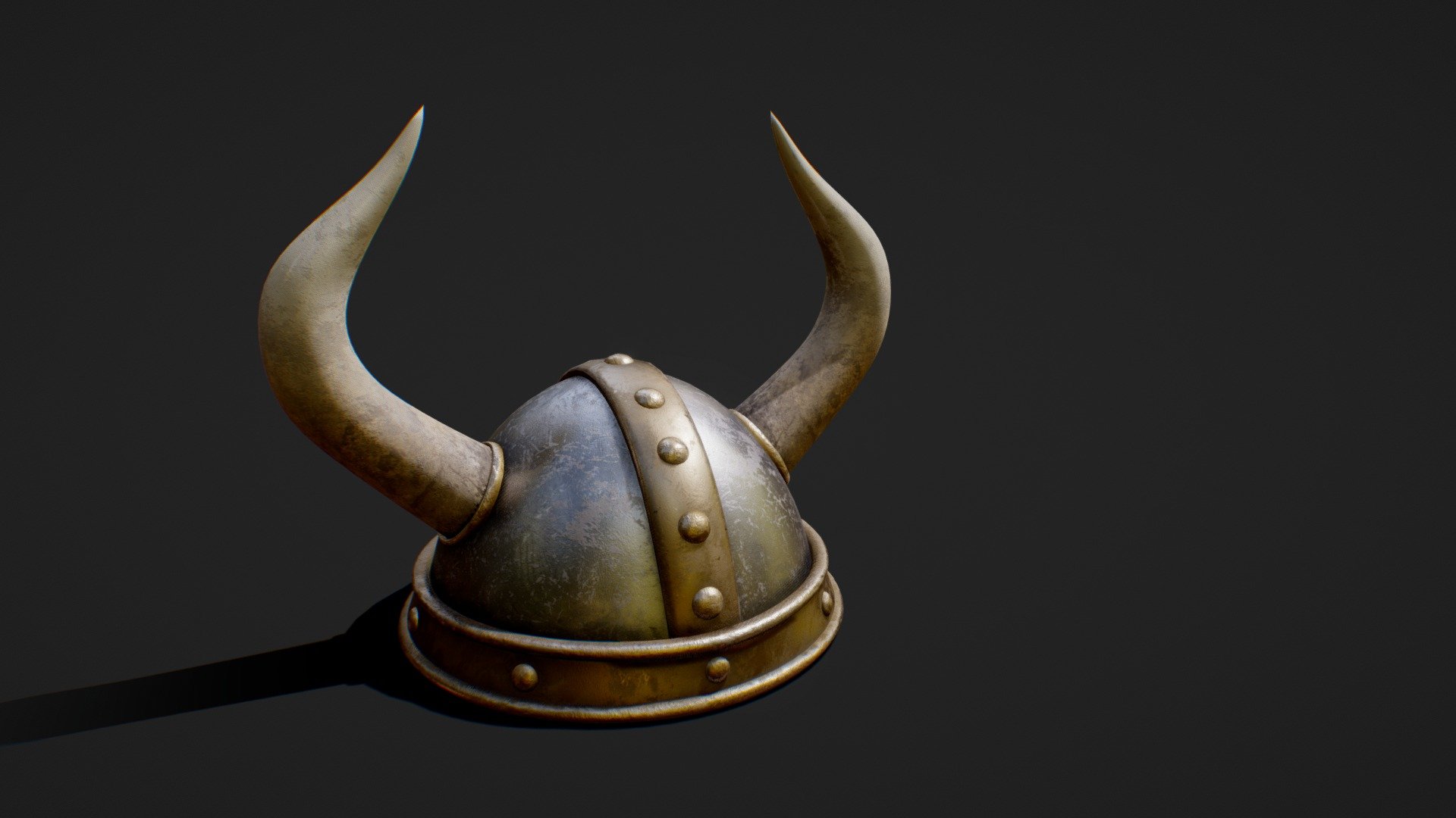 Viking Helmet 3d model