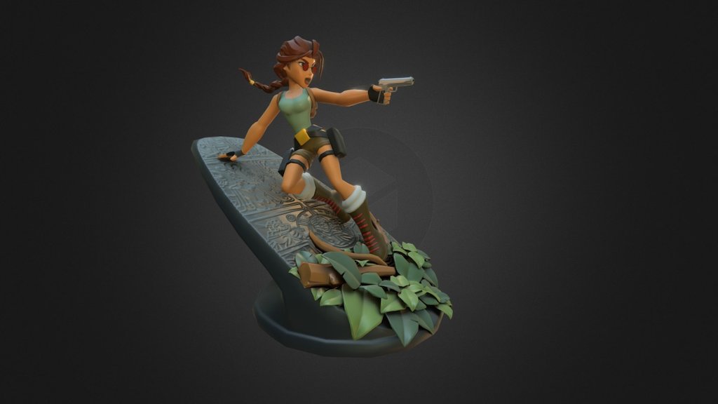 Lara Croft 3d model