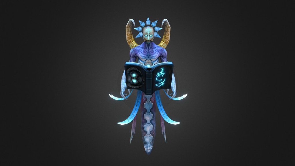 Necromancer from Siege Of Heroes 3d model