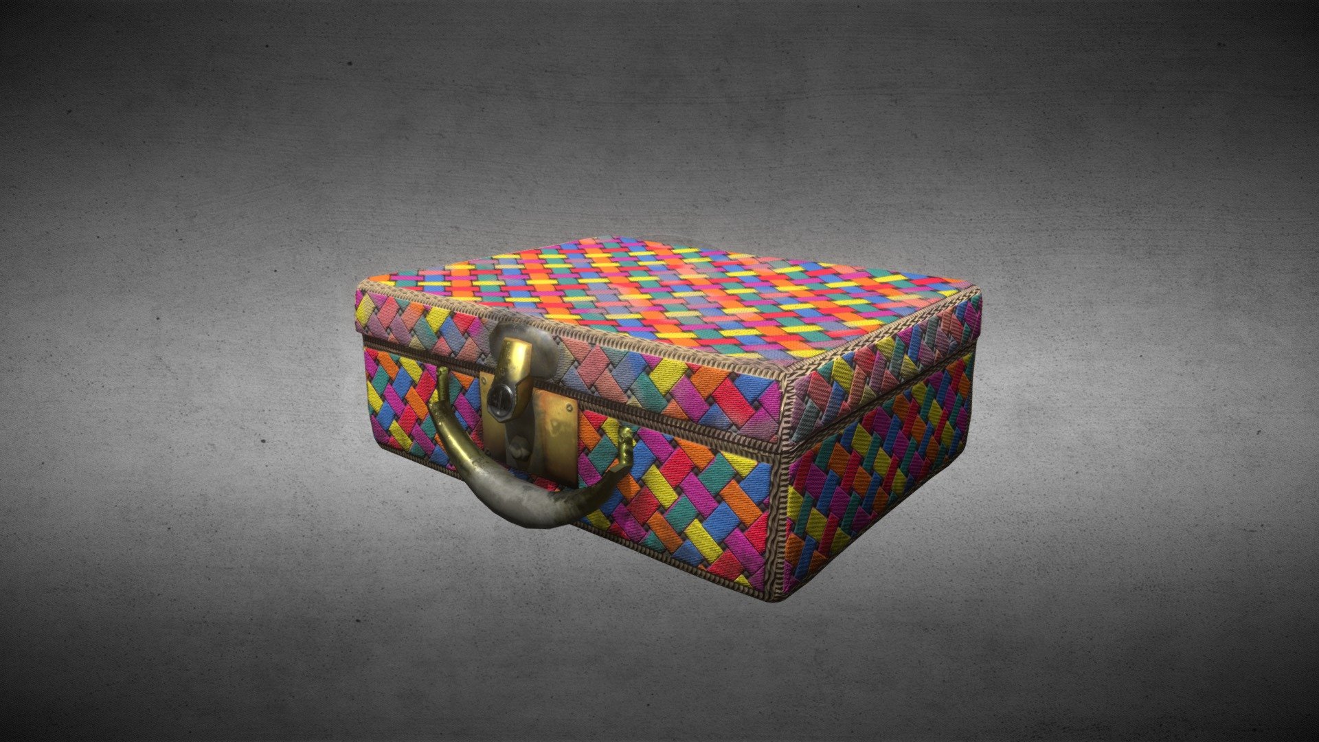 Native suitcase 3d model