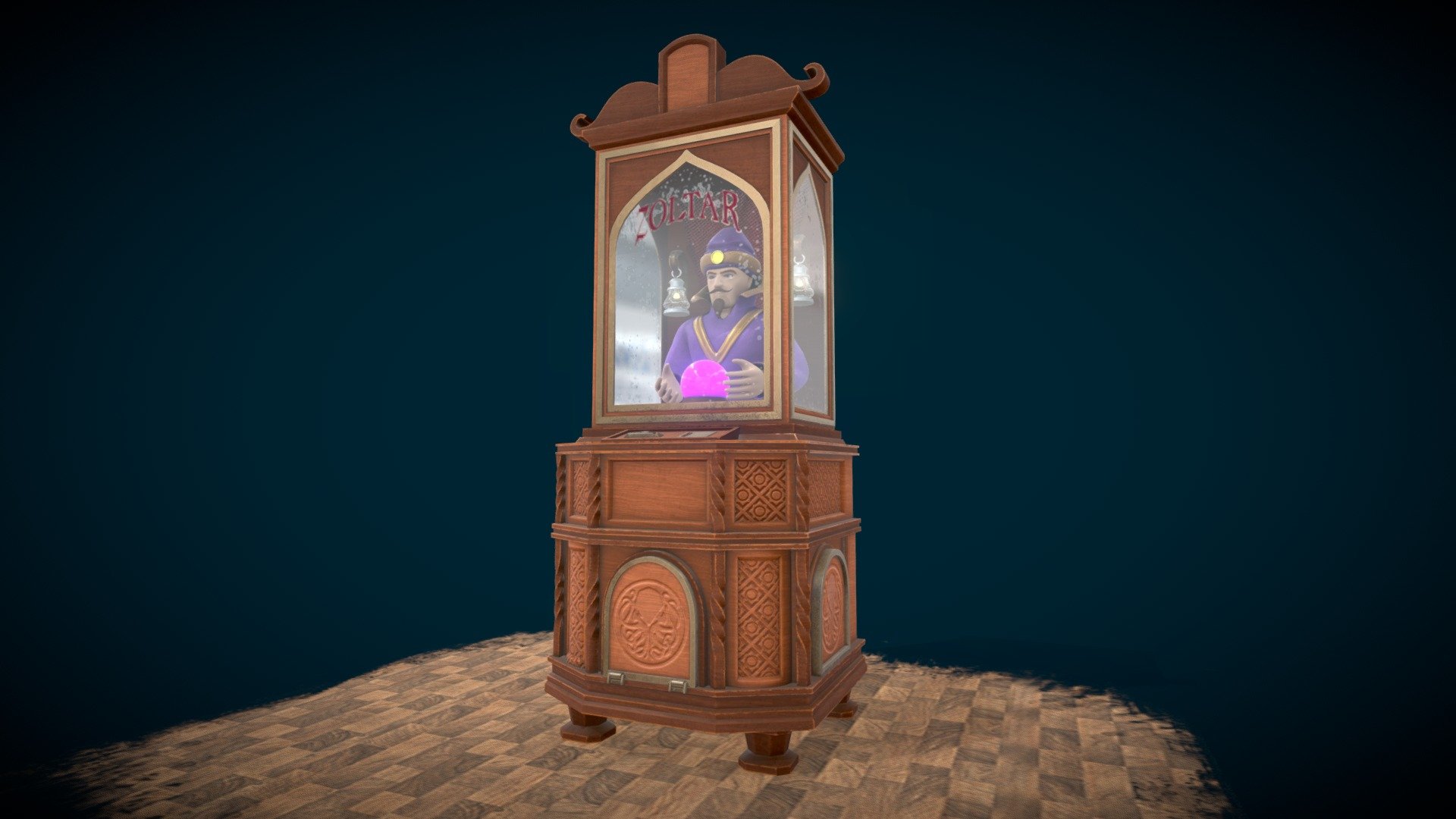 Lovecraftian Zoltar 3d model