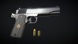 Low-Poly Colt Delta Elite