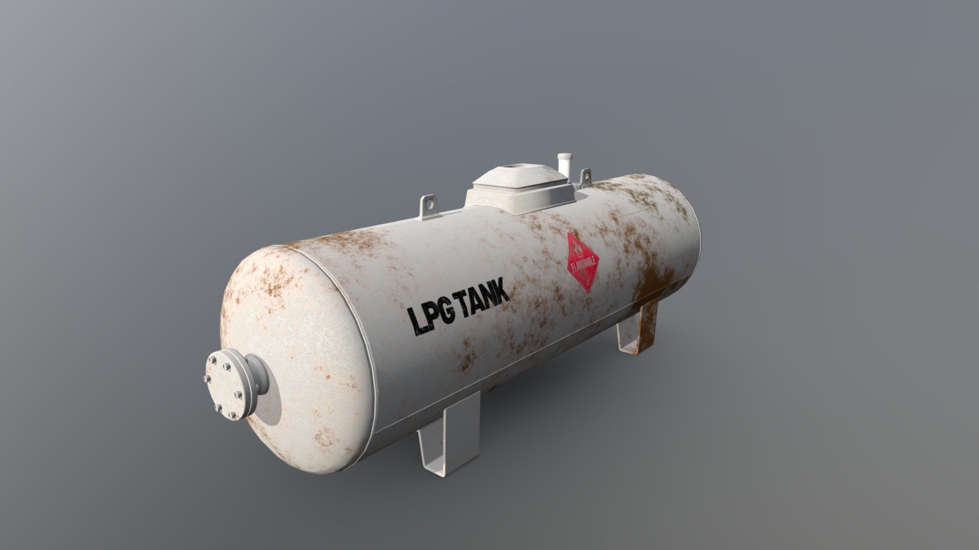 LPG Storage Tank 3d model