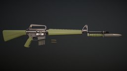 Low-Poly Colt 601