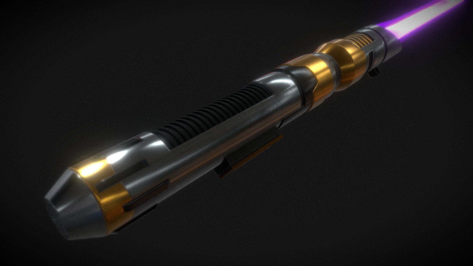 Light Saber (purple) 3d model