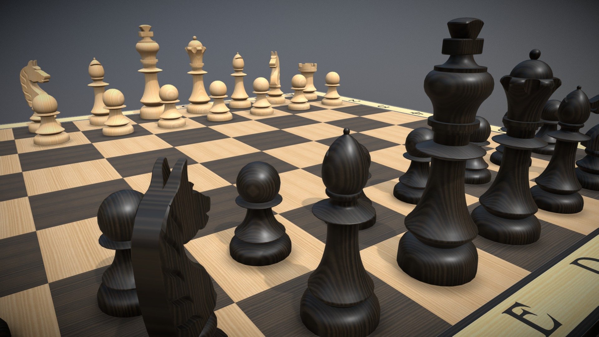 Chess 3d model