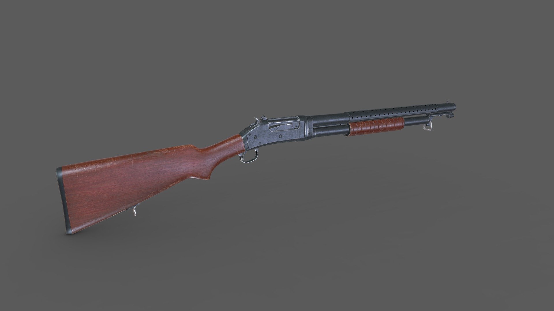 Winchester 1897 3d model