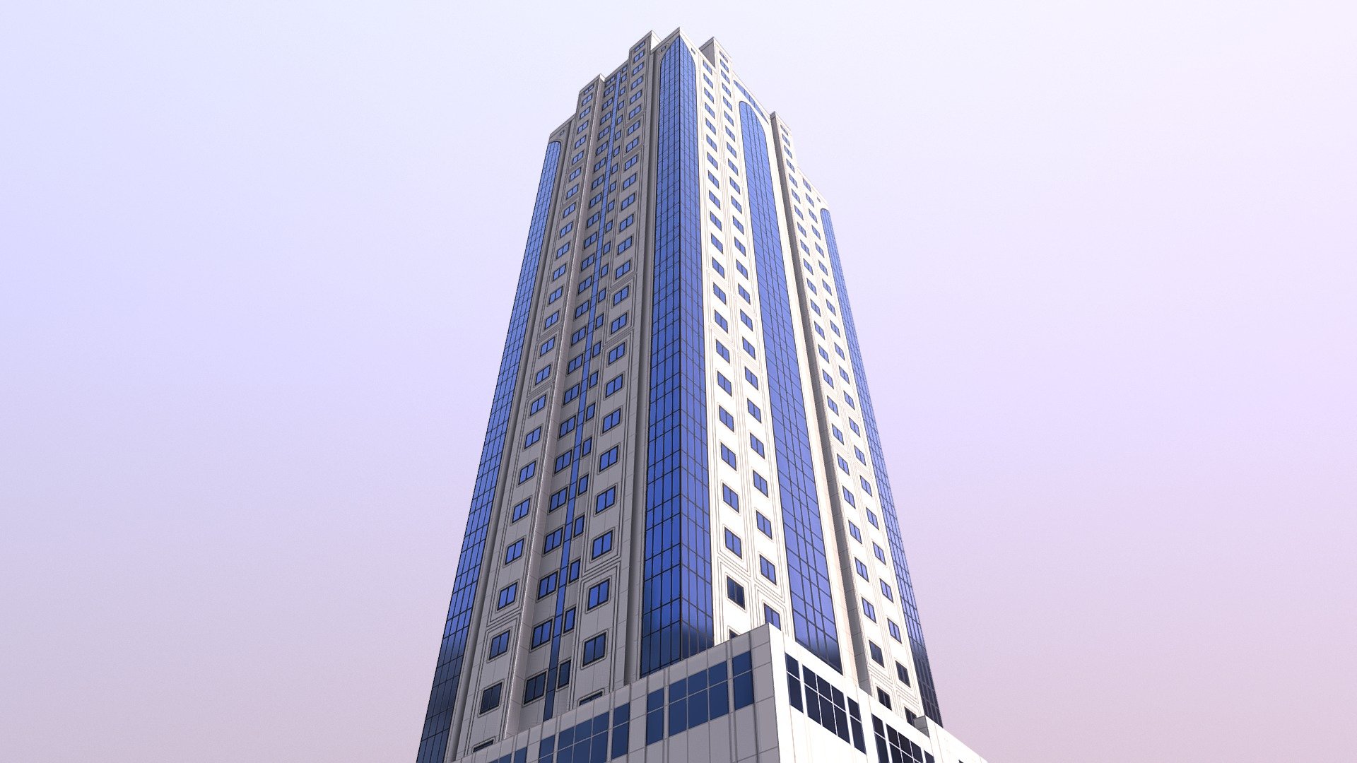 Grozny-City Towers 3d model