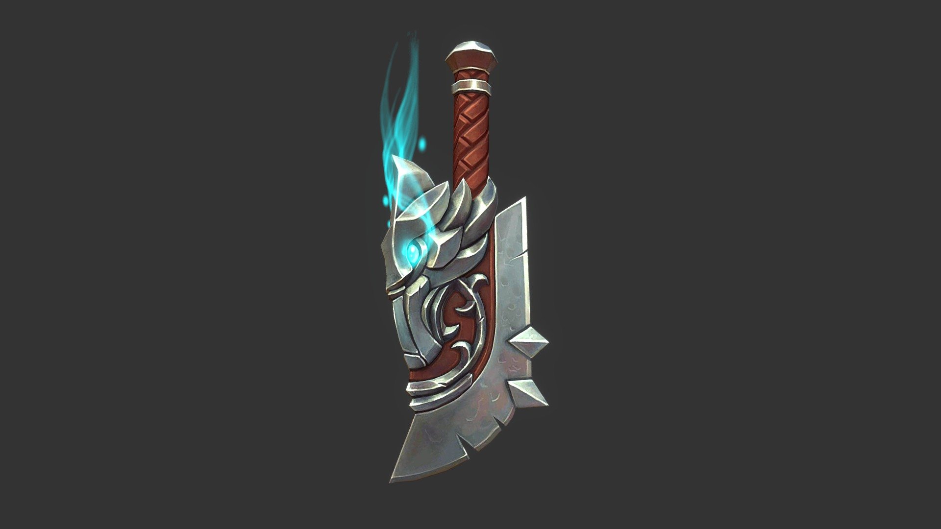 Wolf Sword 3d model