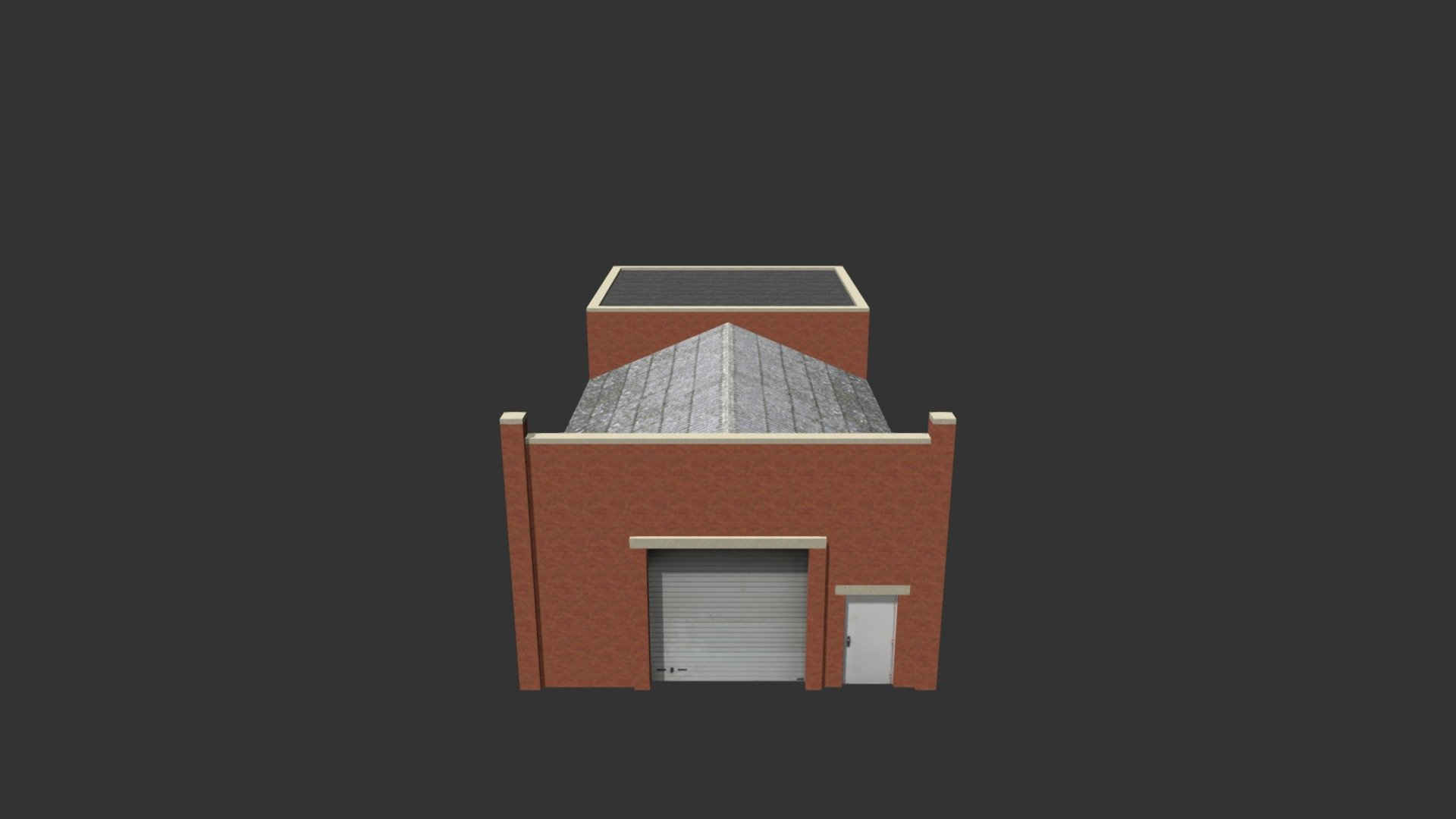 Factory Building 32 3d model