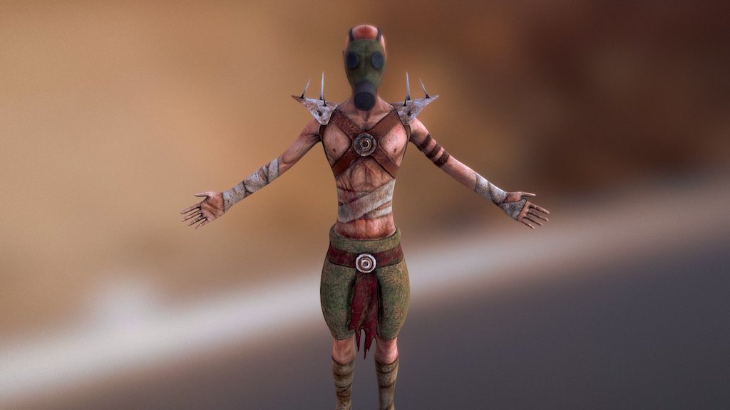 Mad Max: Fury Road Based Character 3d model