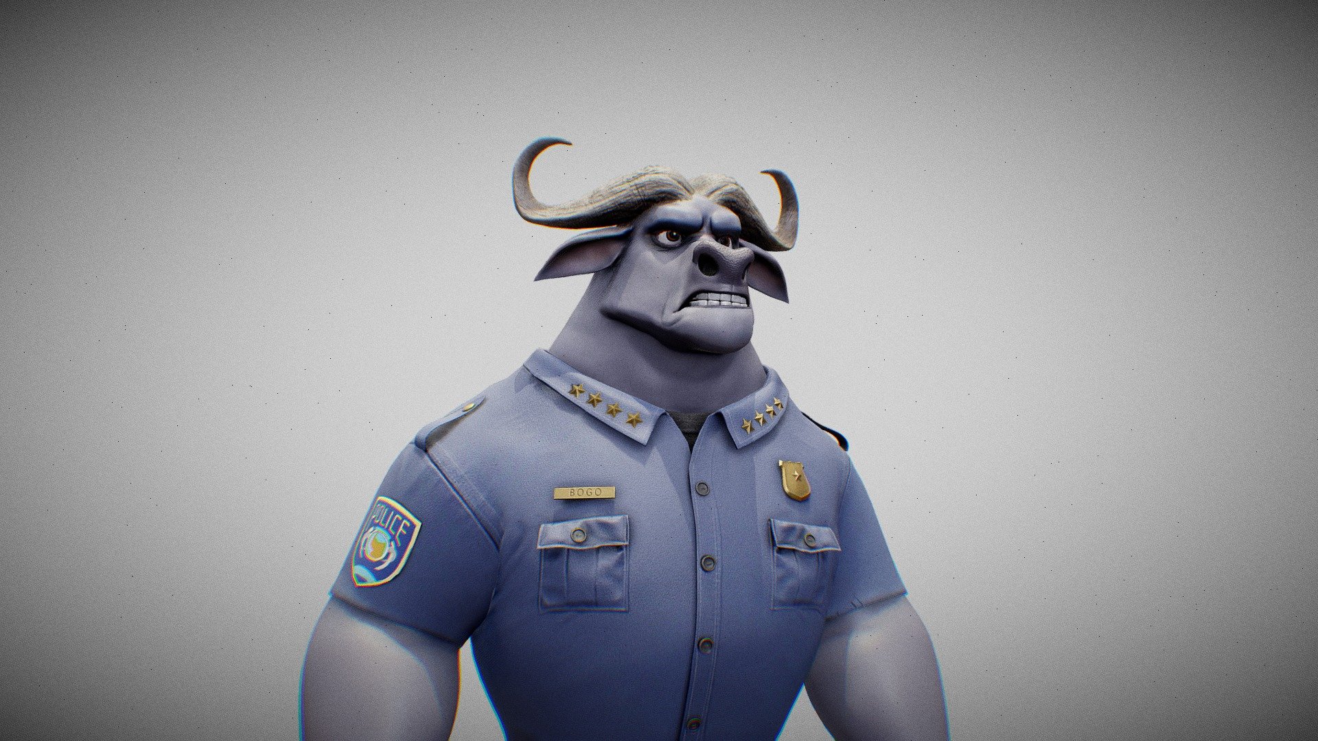 Zootopia Director of the cattle_xbw 3d model